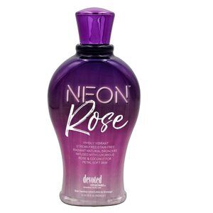 Devoted Creations Neon Rose Tanning Lotion with Natural Bronzers 12.25 oz